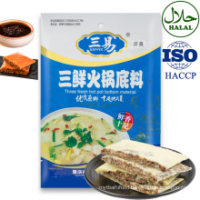 Chinese food seasoning Three Fresh Hotpot Soup Base Collagen Halal Food Seasonings Food Export